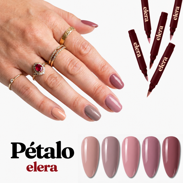 Pack Pétalo · 5 rotuladores de uñas
